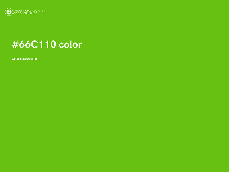 #66C110 color image