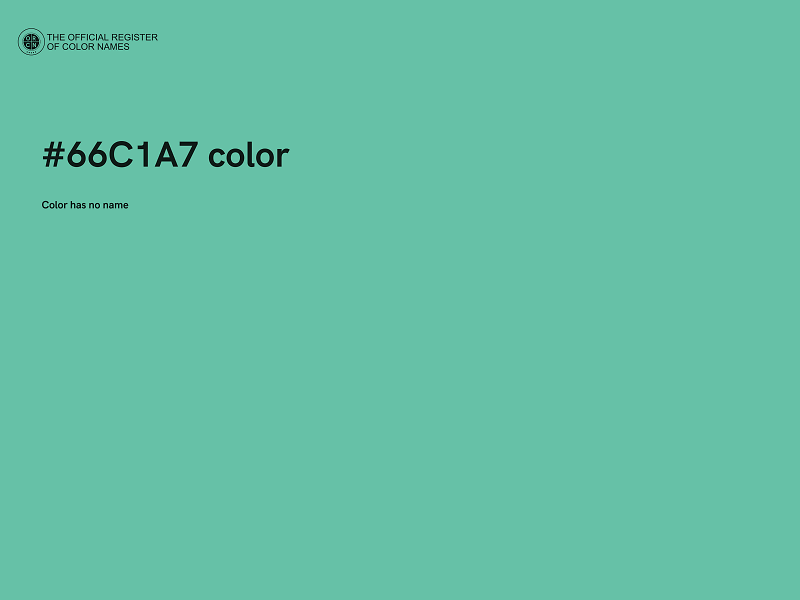 #66C1A7 color image