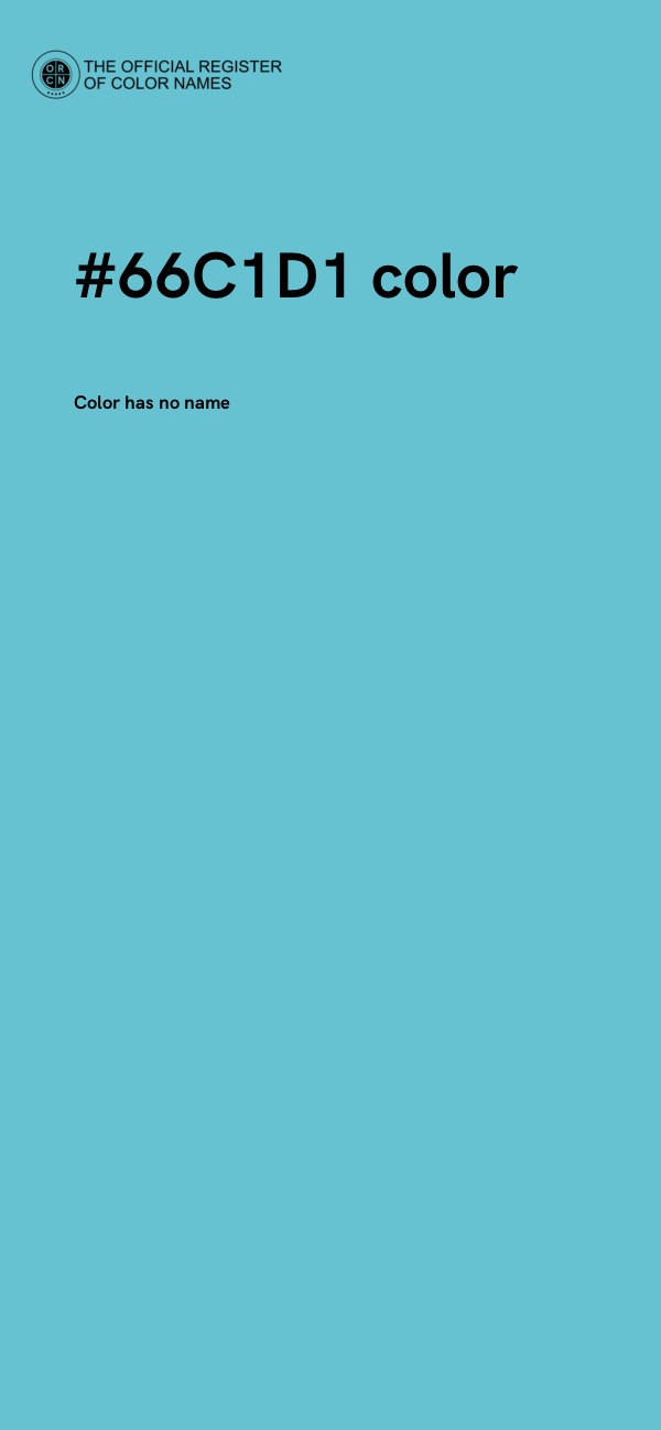 #66C1D1 color image