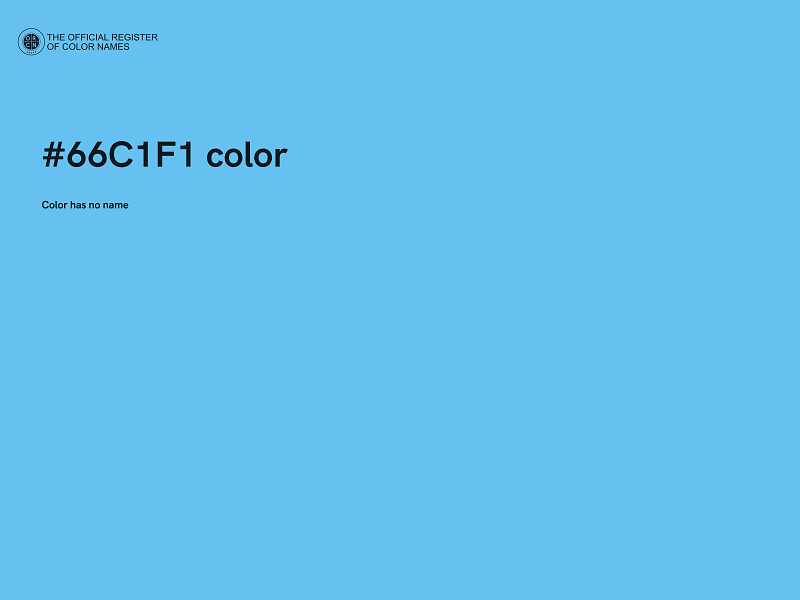 #66C1F1 color image