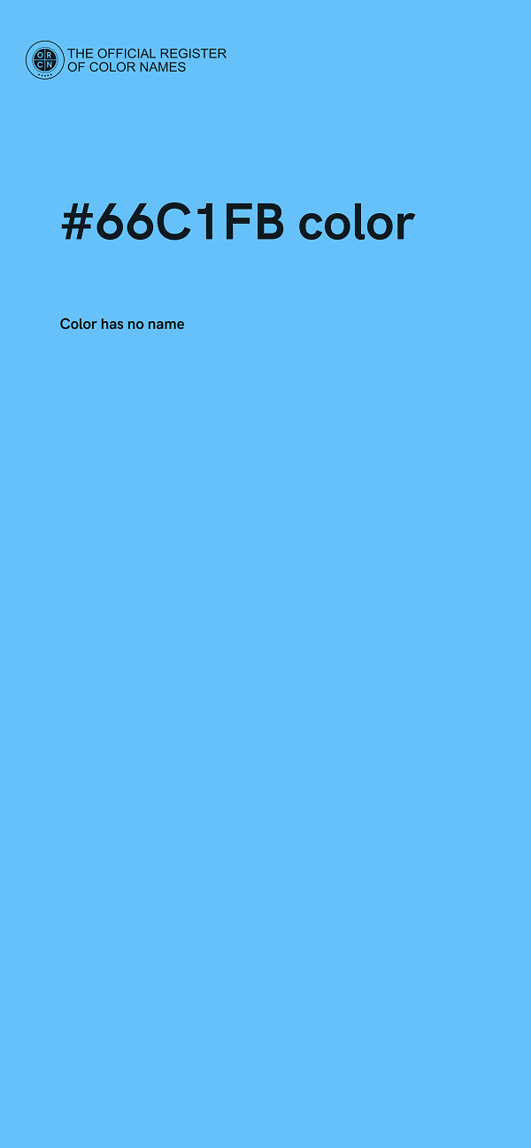 #66C1FB color image