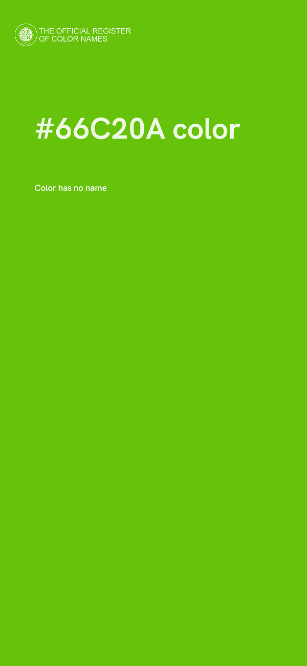 #66C20A color image
