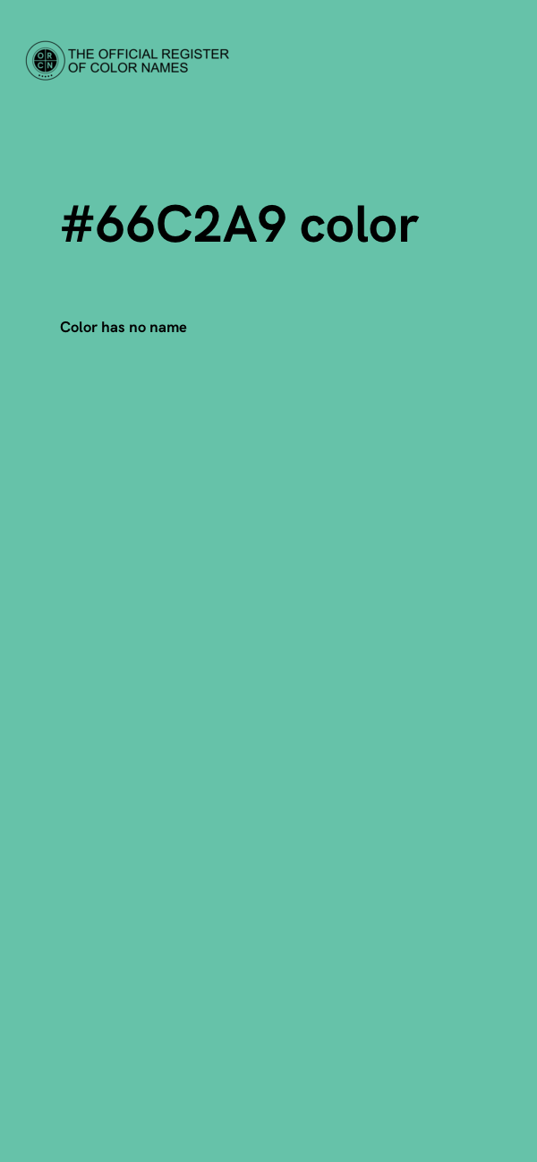 #66C2A9 color image