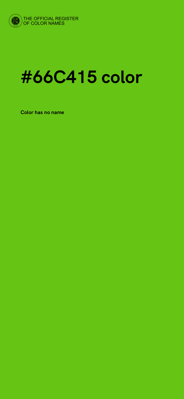 #66C415 color image
