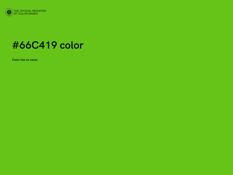 #66C419 color image