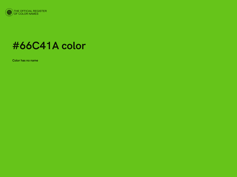 #66C41A color image