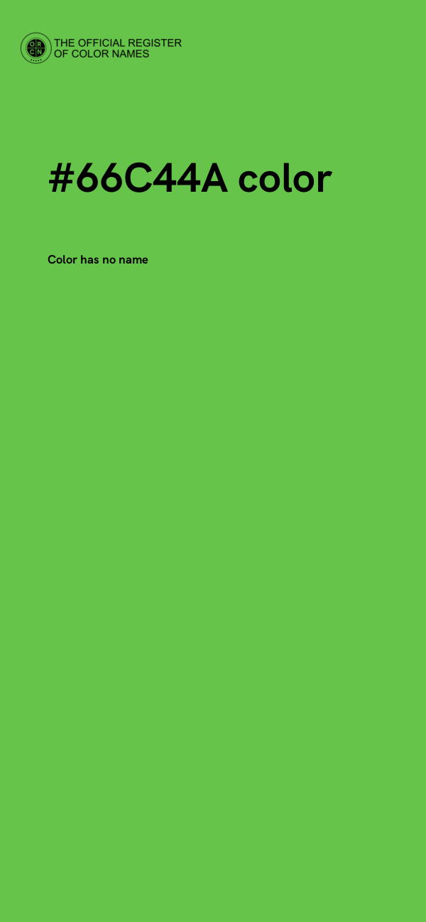 #66C44A color image