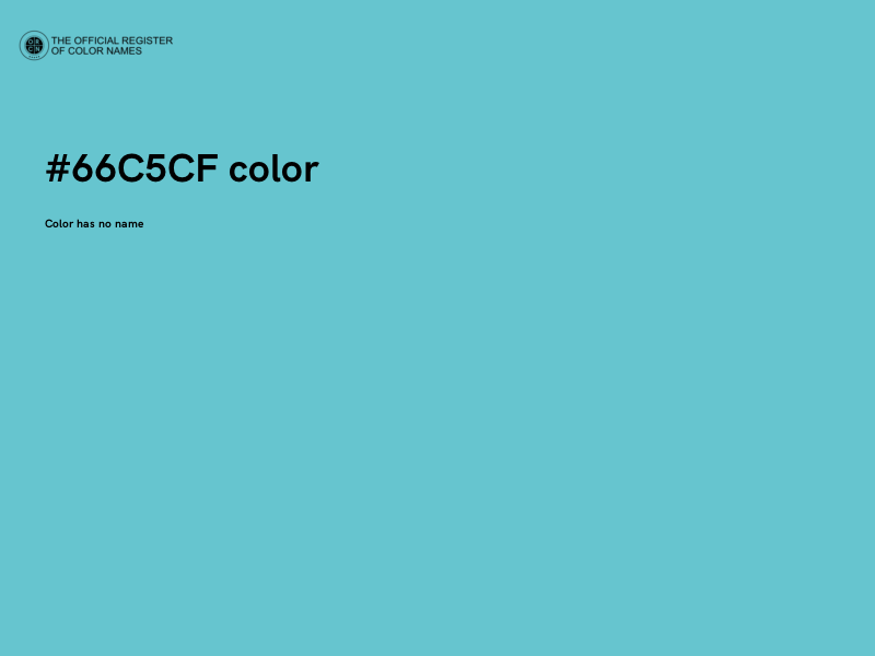 #66C5CF color image