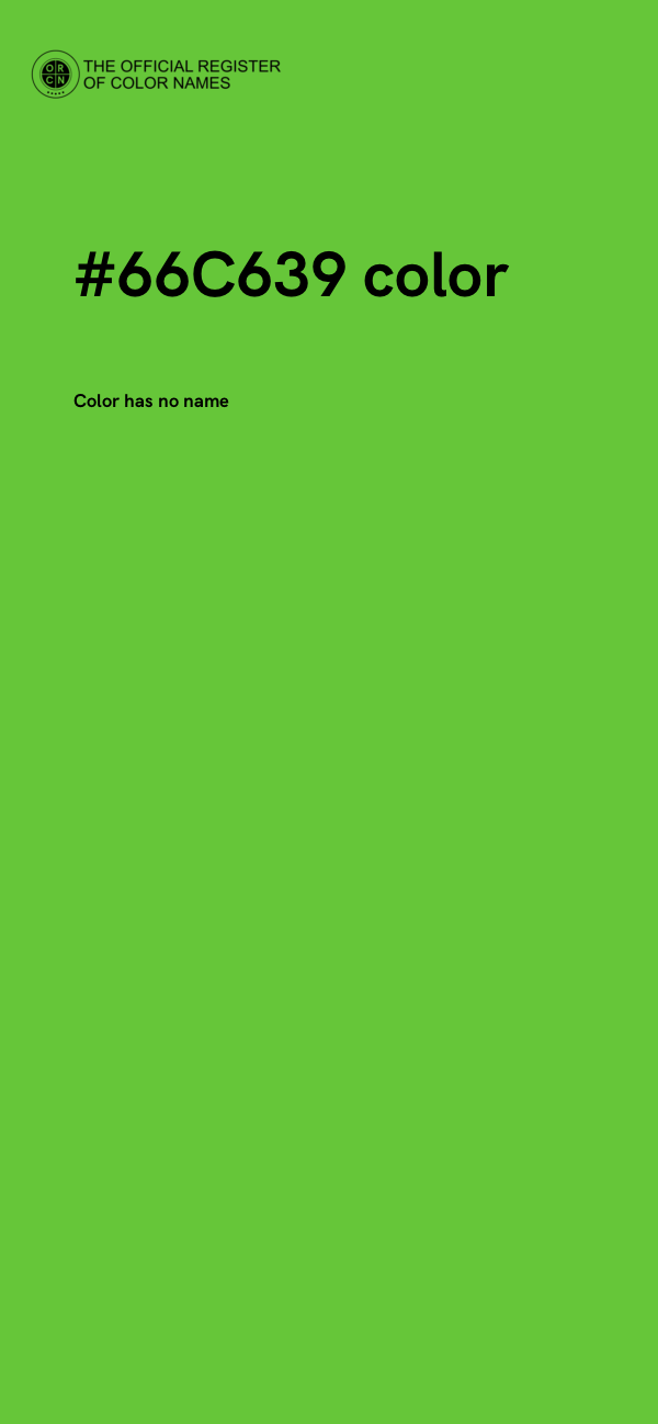 #66C639 color image