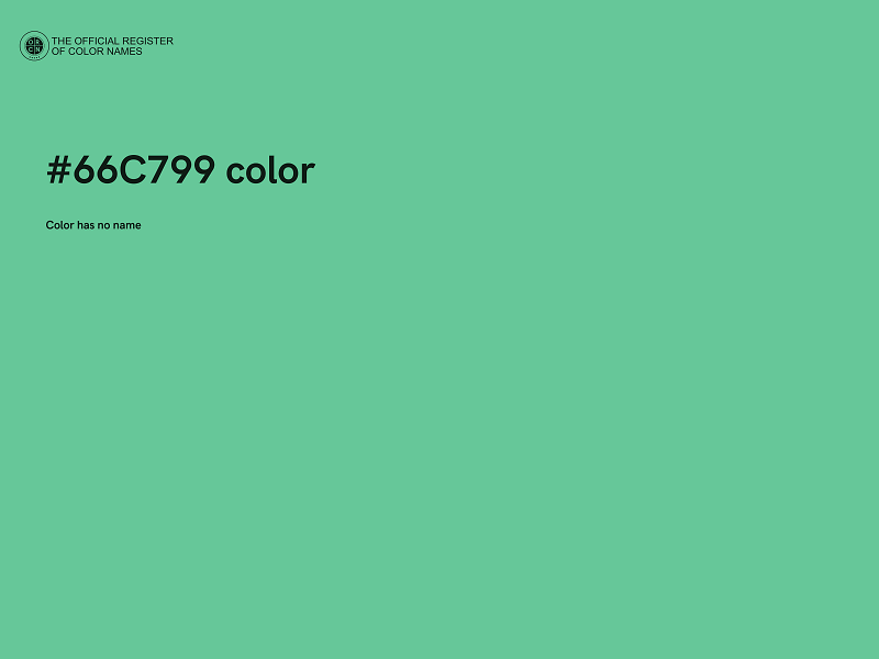 #66C799 color image