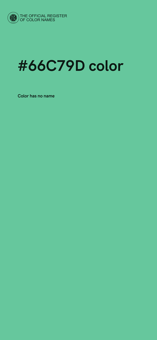 #66C79D color image