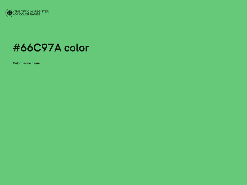 #66C97A color image