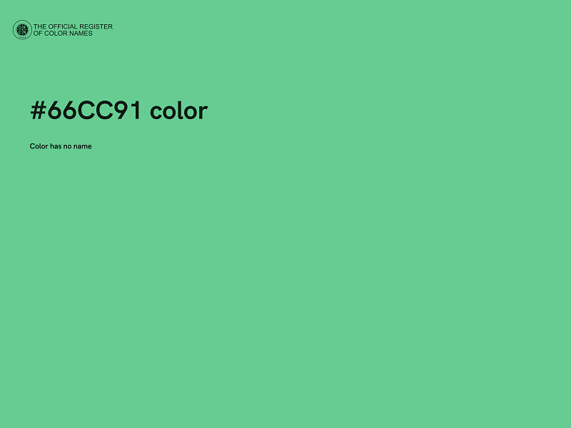 #66CC91 color image