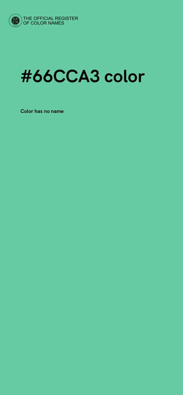 #66CCA3 color image