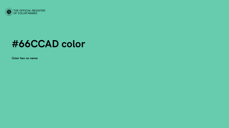 #66CCAD color image