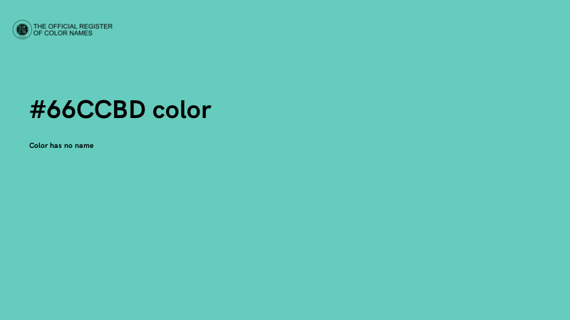 #66CCBD color image