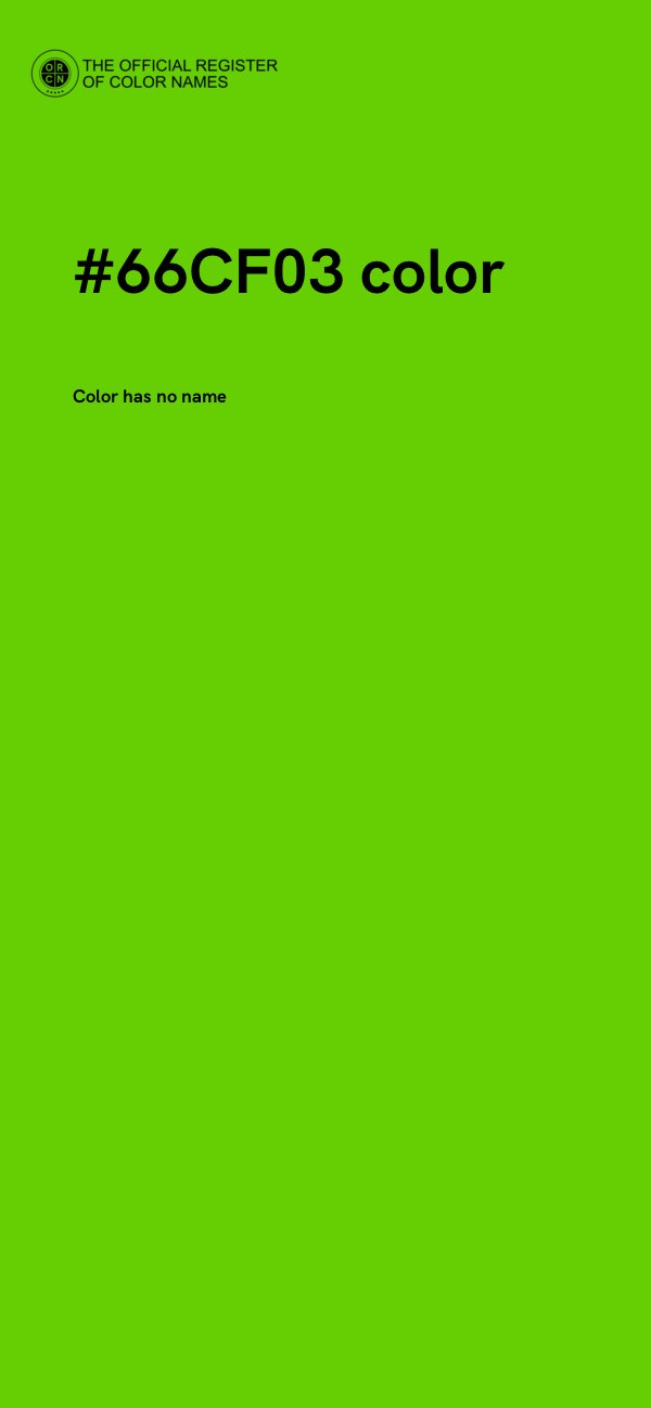 #66CF03 color image