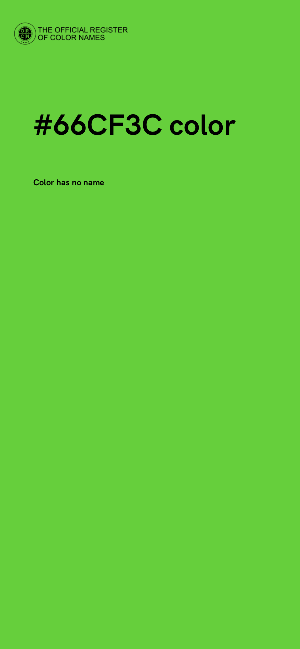 #66CF3C color image