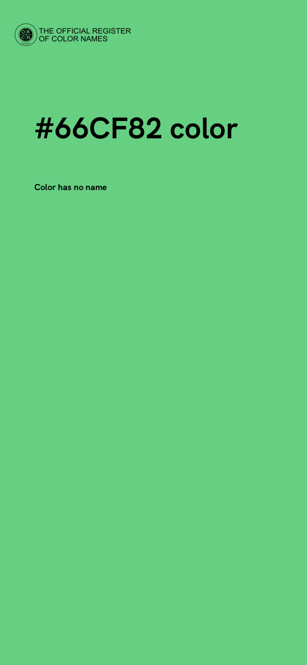 #66CF82 color image