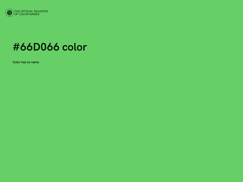 #66D066 color image