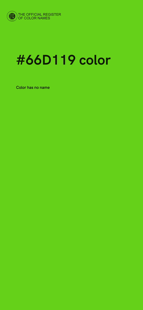 #66D119 color image