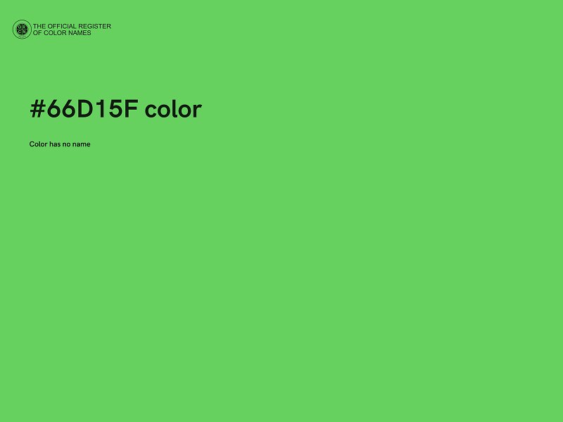 #66D15F color image