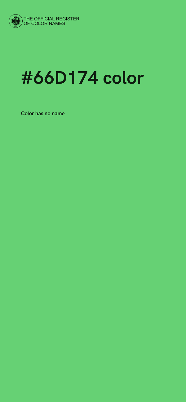 #66D174 color image