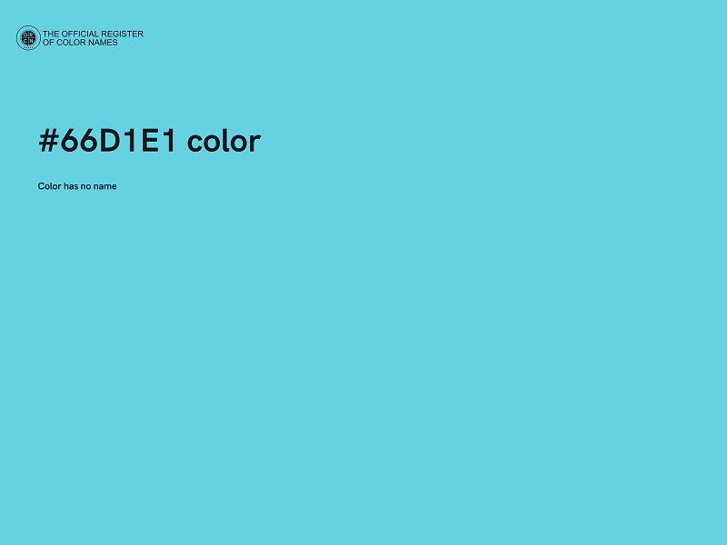 #66D1E1 color image