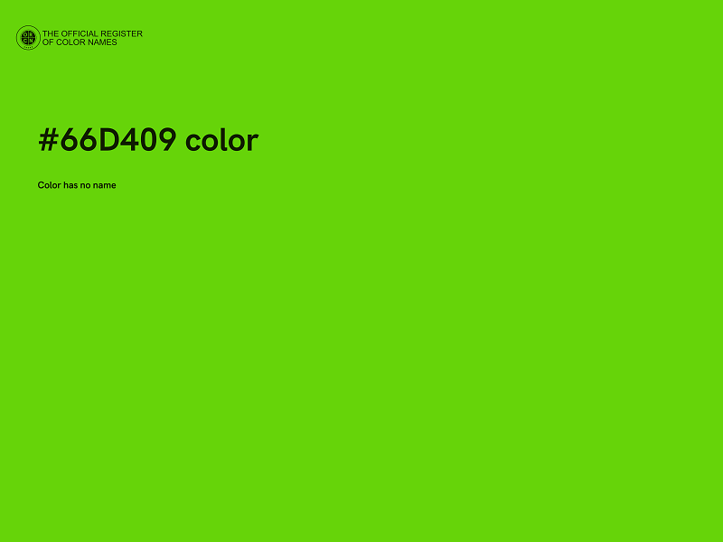 #66D409 color image