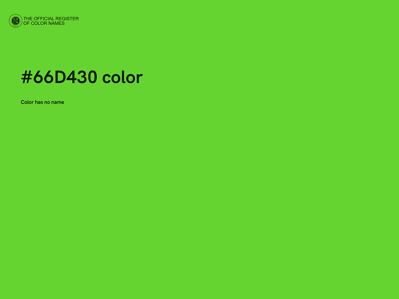 #66D430 color image