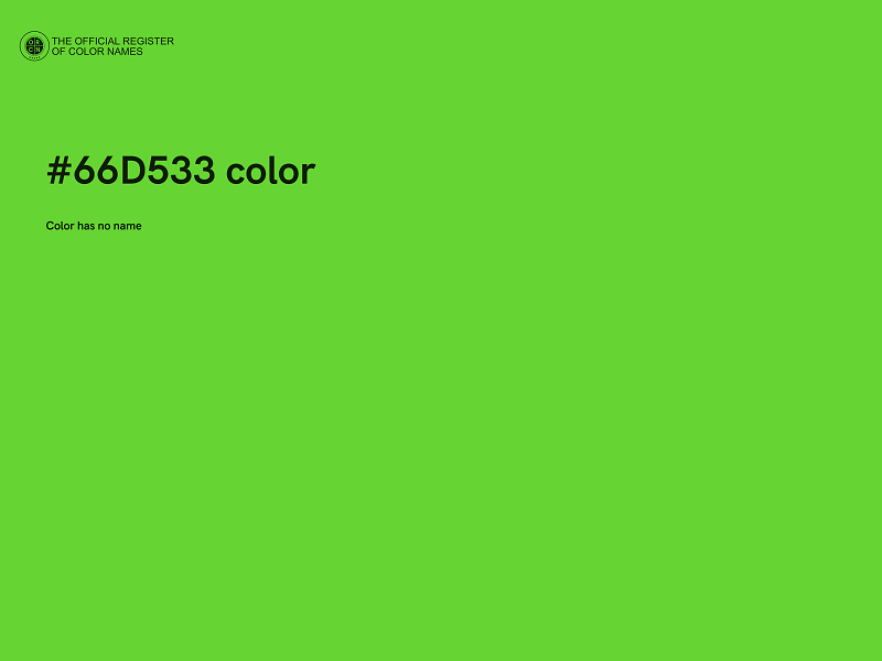 #66D533 color image