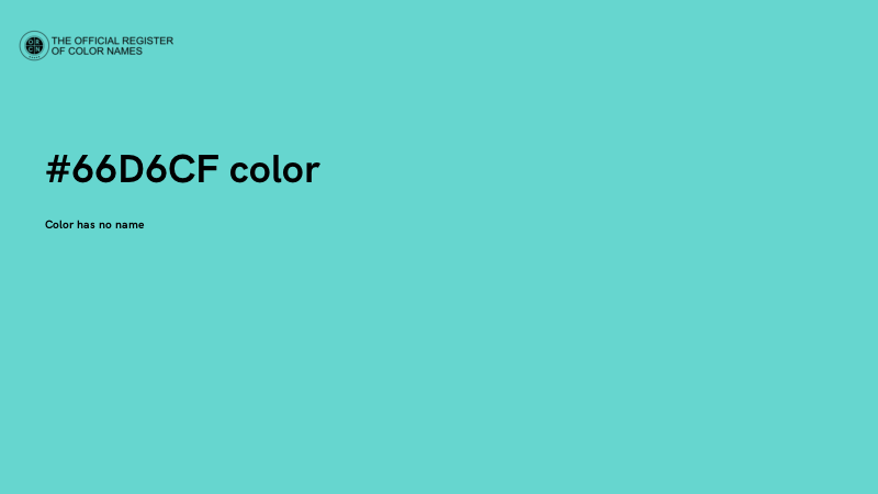 #66D6CF color image