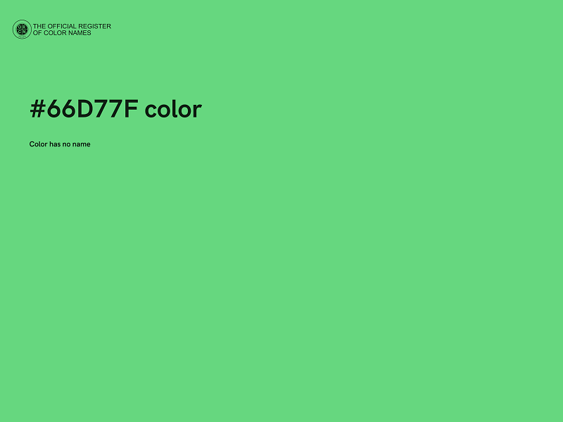 #66D77F color image