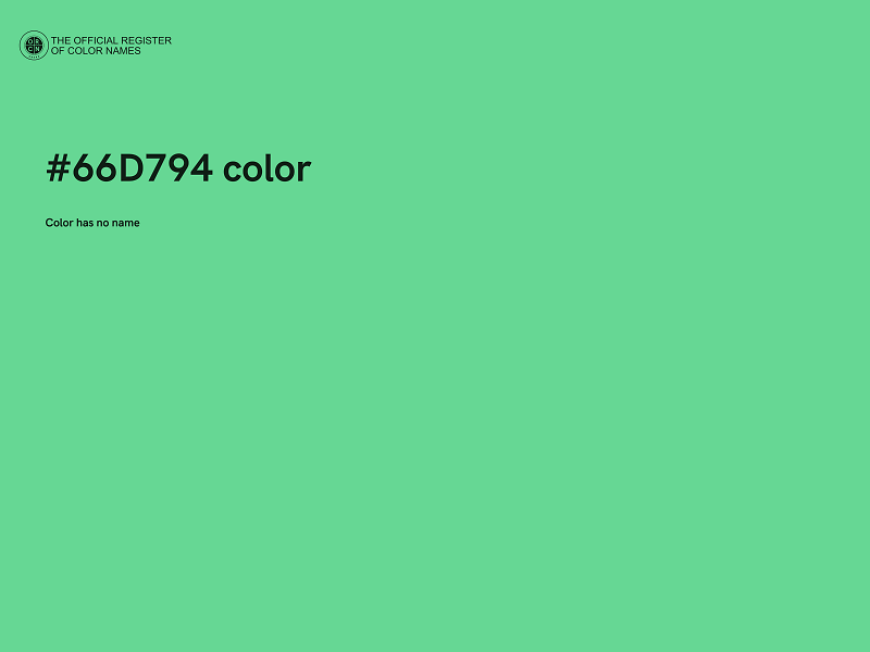 #66D794 color image