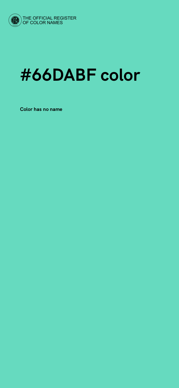 #66DABF color image