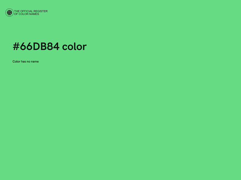 #66DB84 color image