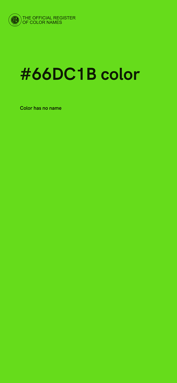 #66DC1B color image