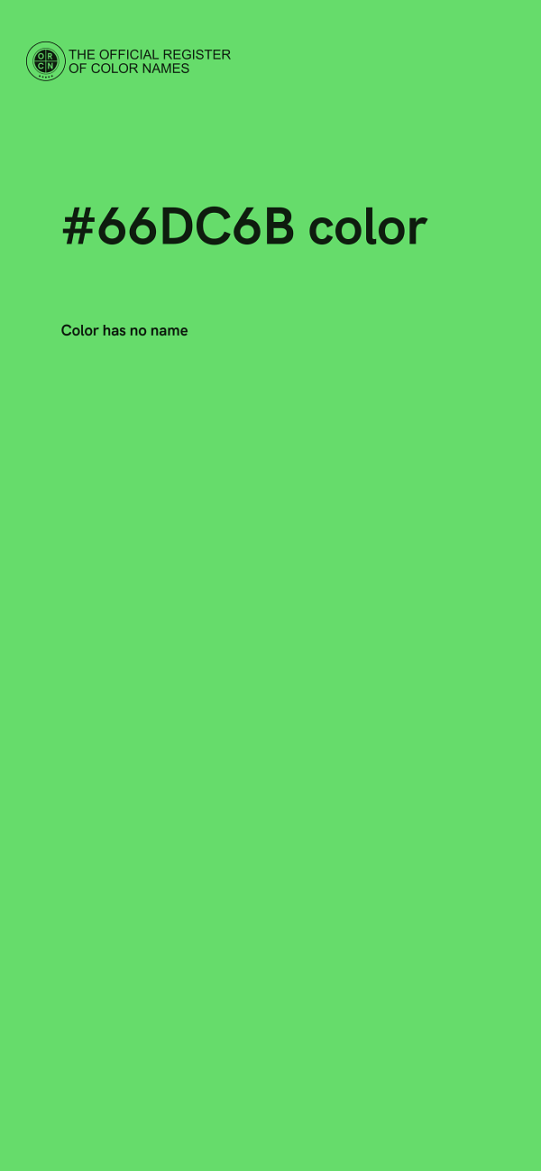 #66DC6B color image