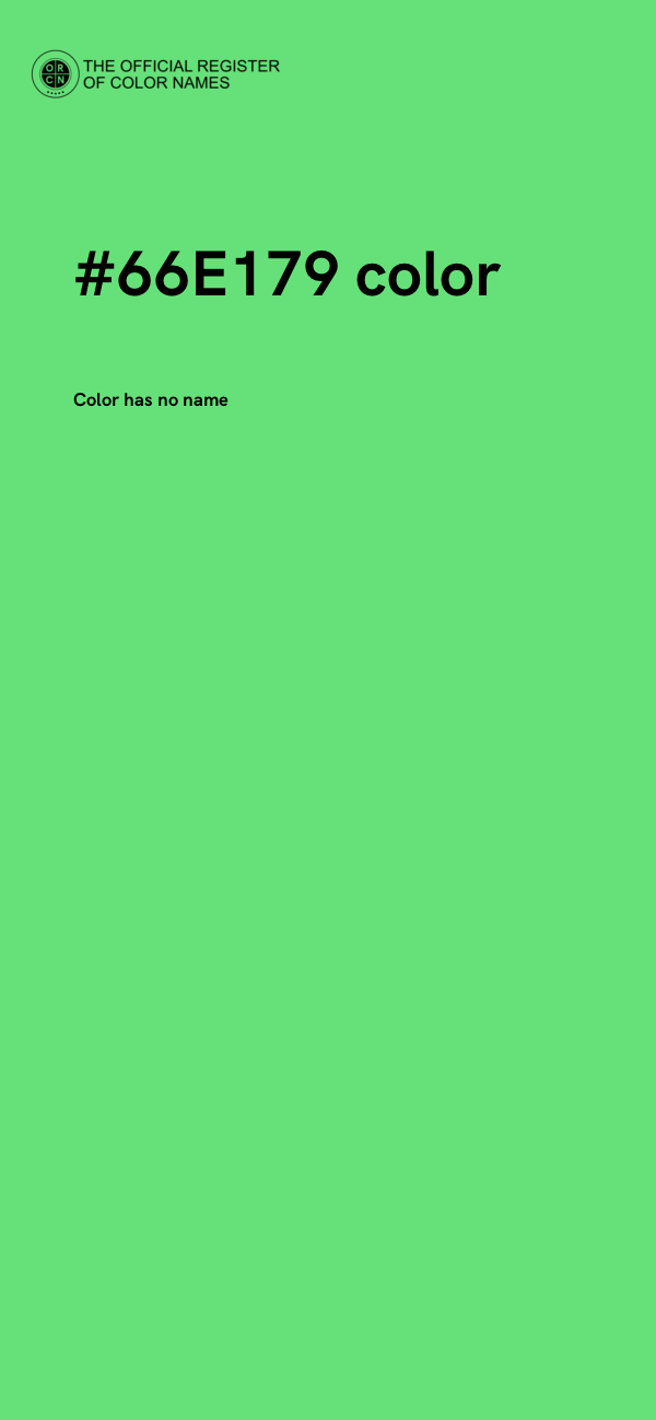 #66E179 color image