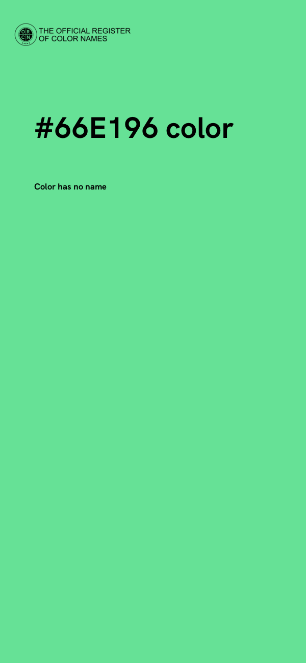 #66E196 color image