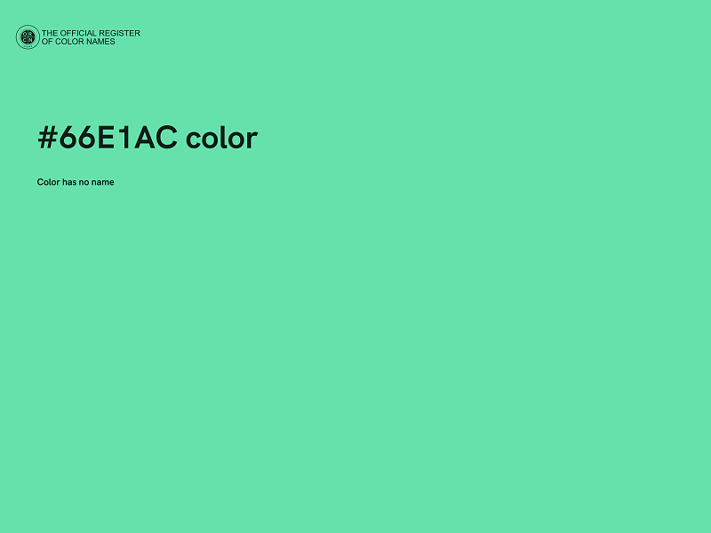 #66E1AC color image