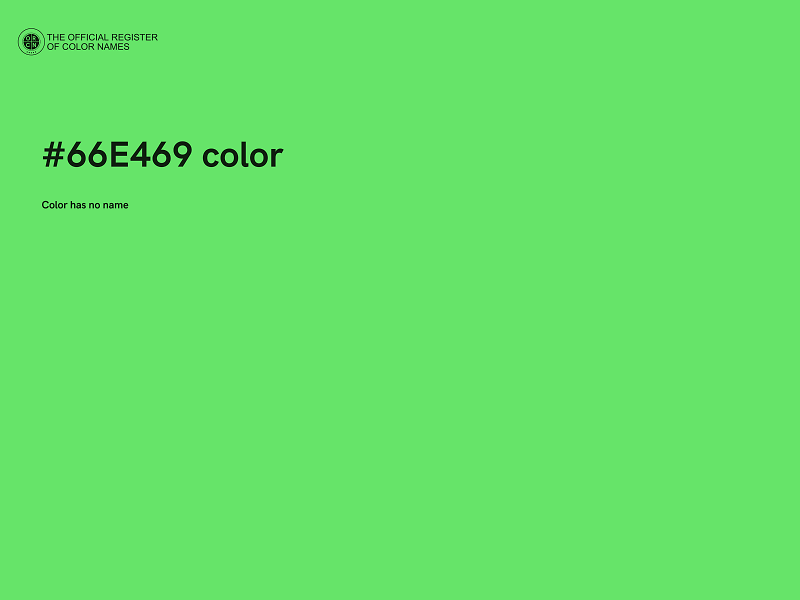 #66E469 color image