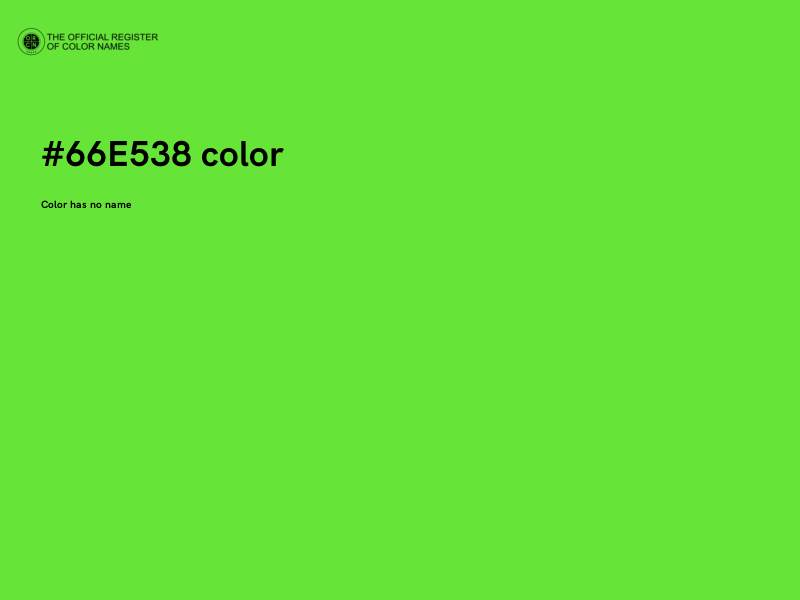 #66E538 color image