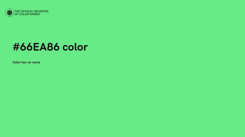 #66EA86 color image