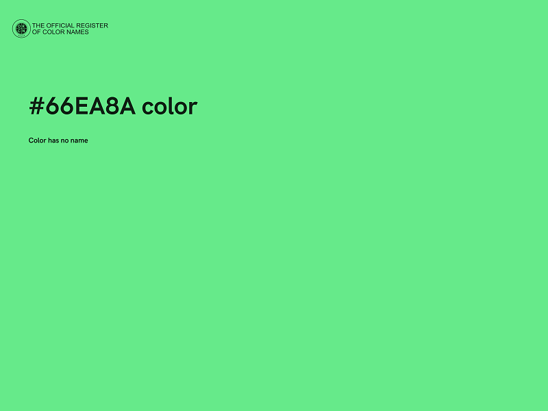 #66EA8A color image