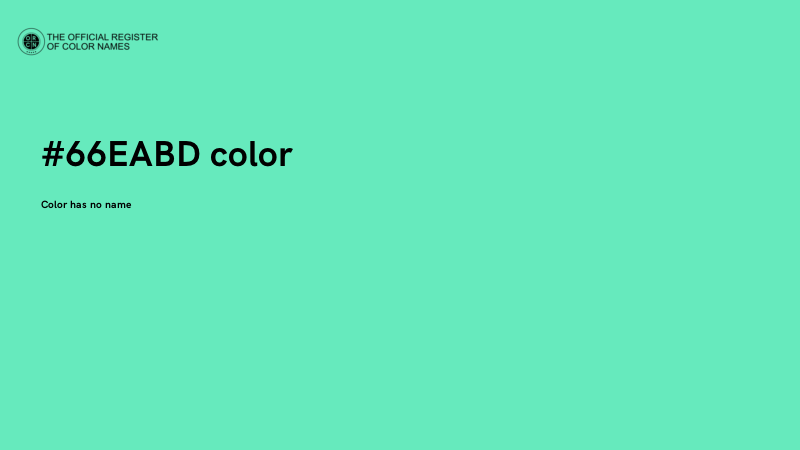 #66EABD color image