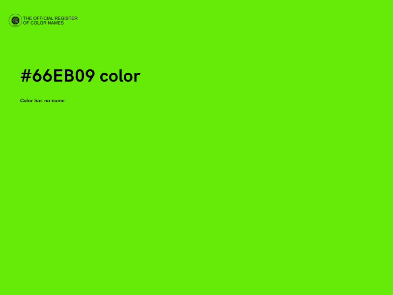 #66EB09 color image