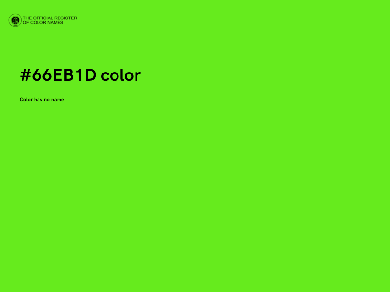 #66EB1D color image