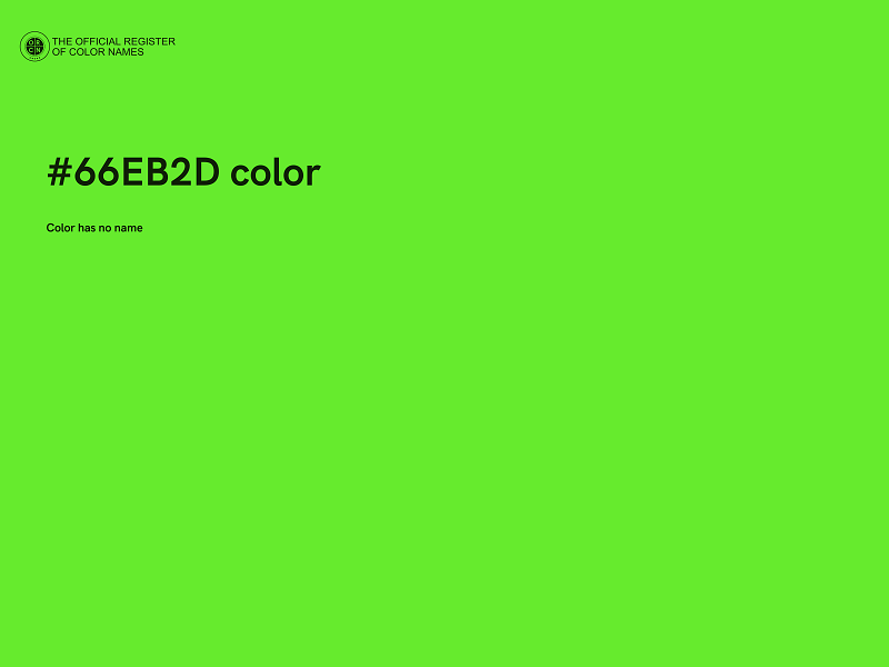 #66EB2D color image