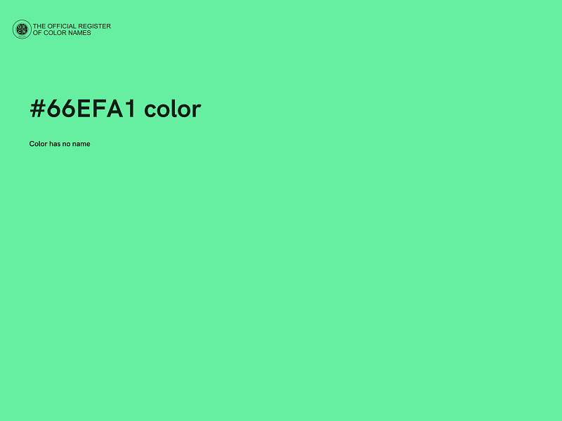 #66EFA1 color image